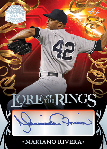 2023 Leaf Bronx Legacy Baseball-Mariano Rivera_Lore of the Rings