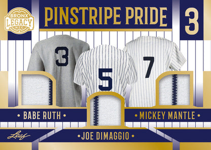 2023 Leaf Bronx Legacy Baseball-Pinstripe Pride