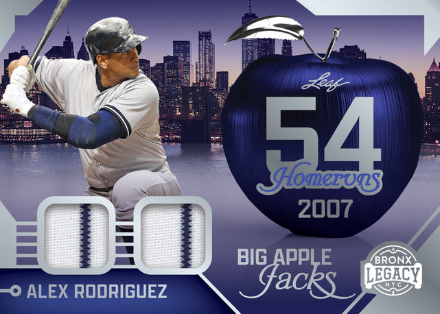 2023 Leaf Bronx Legacy Baseball-Alex Rodriguez_Big Apple Jacks