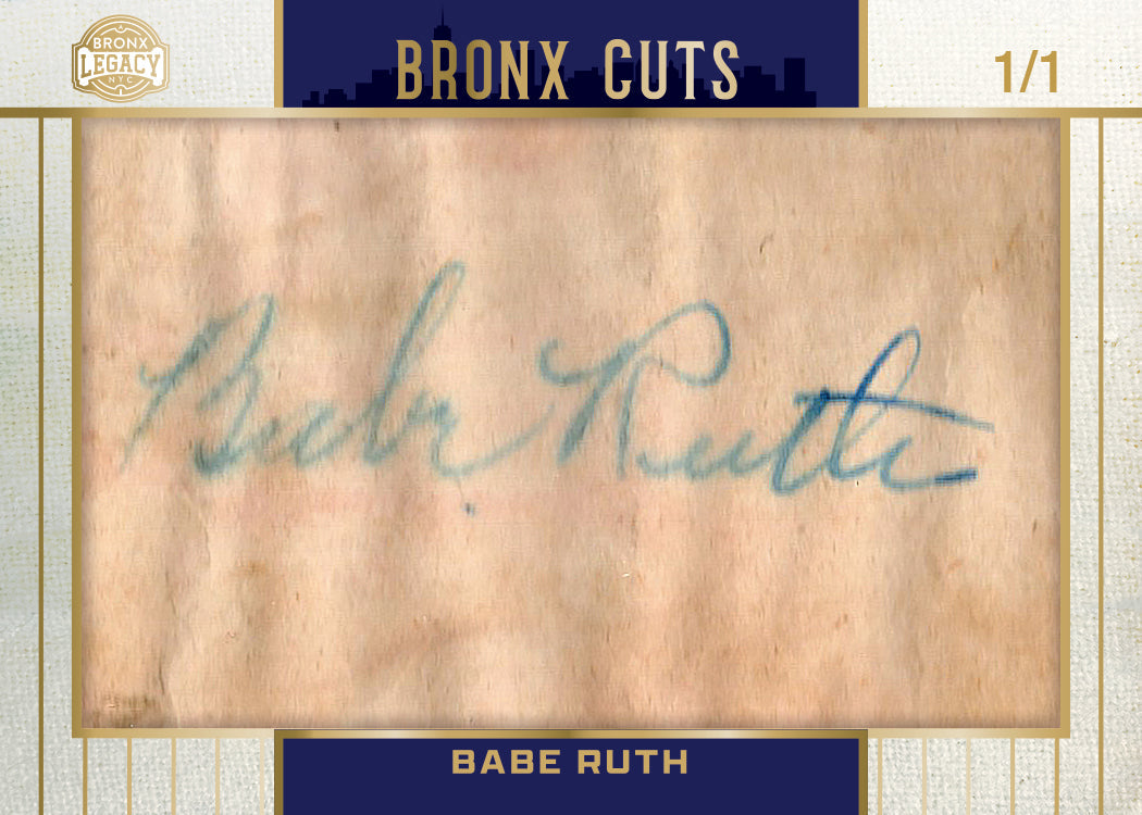 2023 Leaf Bronx Legacy Baseball-Babe Ruth_Bronx Cuts