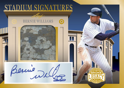 2023 Leaf Bronx Legacy Baseball-Bernie Williams_Stadium Signatures