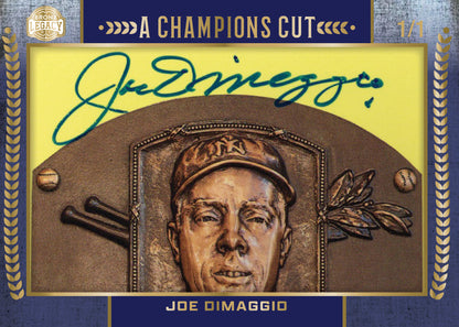 2023 Leaf Bronx Legacy Baseball-Joe Dimaggio_Champions Cut