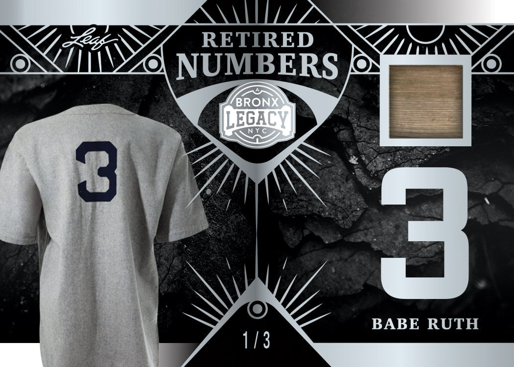 2023 Leaf Bronx Legacy Baseball-Retired Numbers