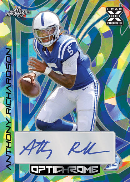2023 Leaf Eclectic Football-Anthony Richardson_Optichrome