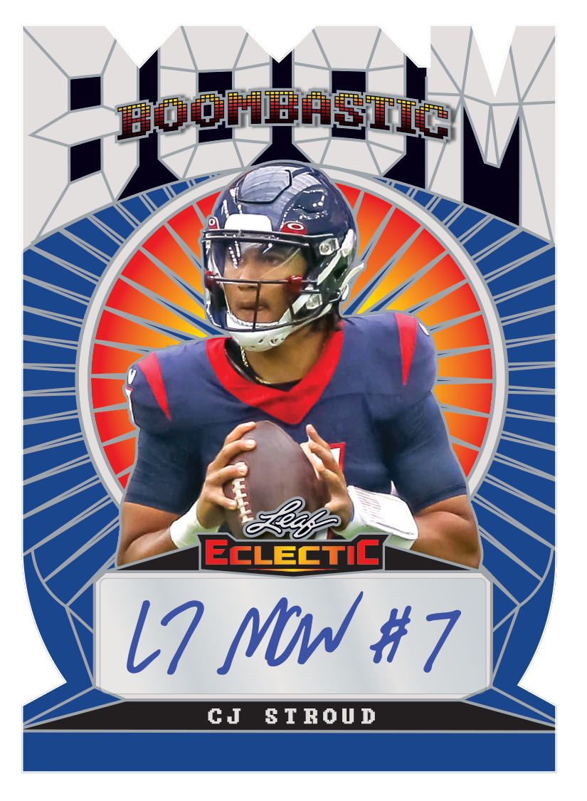 2023 Leaf Eclectic Football-CJ Stroud_Boombastic