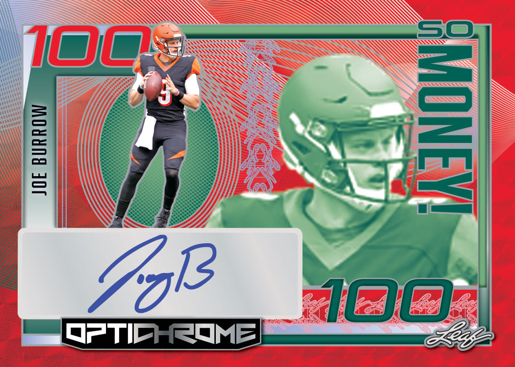 2023 Leaf Eclectic Football-Joe Burrow_So Money Optichrome