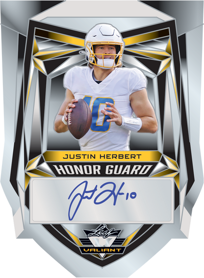 2023 Leaf Eclectic Football-Justin Herbert_Honor Guard