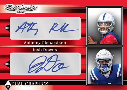 2023 Leaf Eclectic Football-Richardson_Downs_Dual Graphics