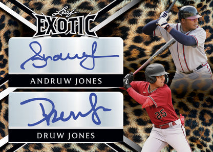 2023 Leaf Exotic Baseball Hobby Box-Andruw_Druw Jones