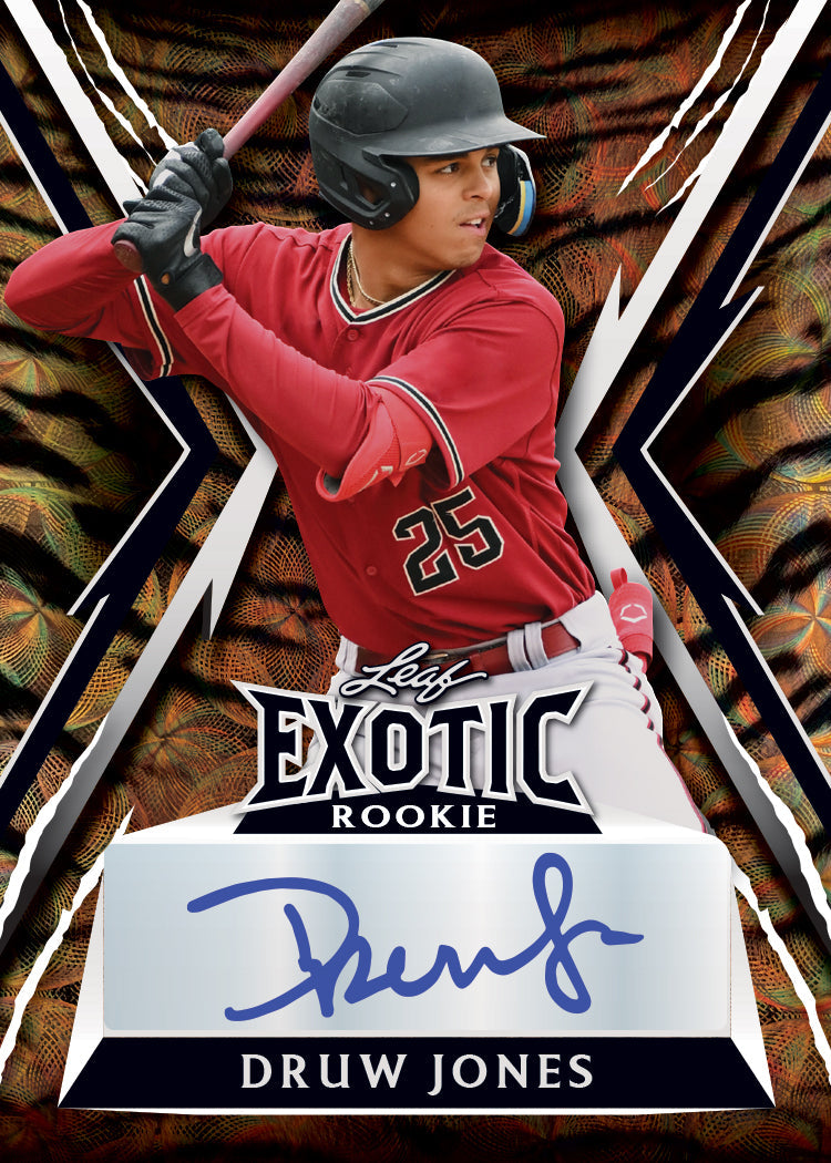 2023 Leaf Exotic Multi-Sport Young Stars-Druw Jones