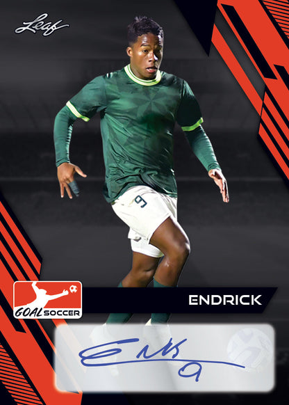 2023 Leaf Goal Soccer Hobby Box-Endrick