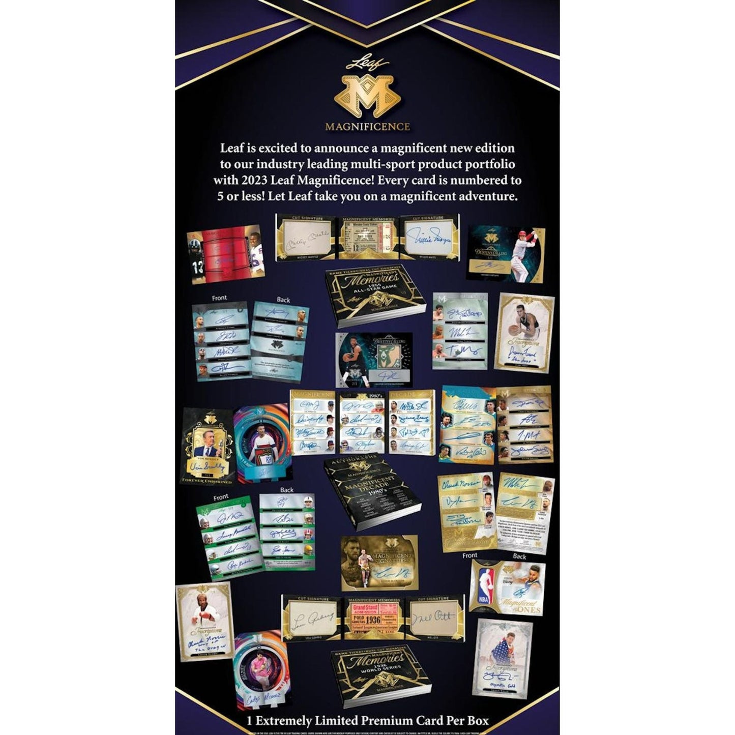 2023 Leaf Magnificence Hobby Box