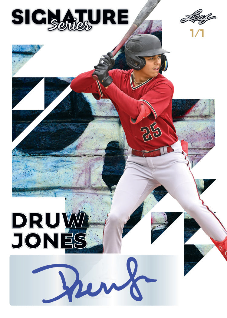 2023 Leaf Signature Series Baseball Hobby Box-Druw Jones