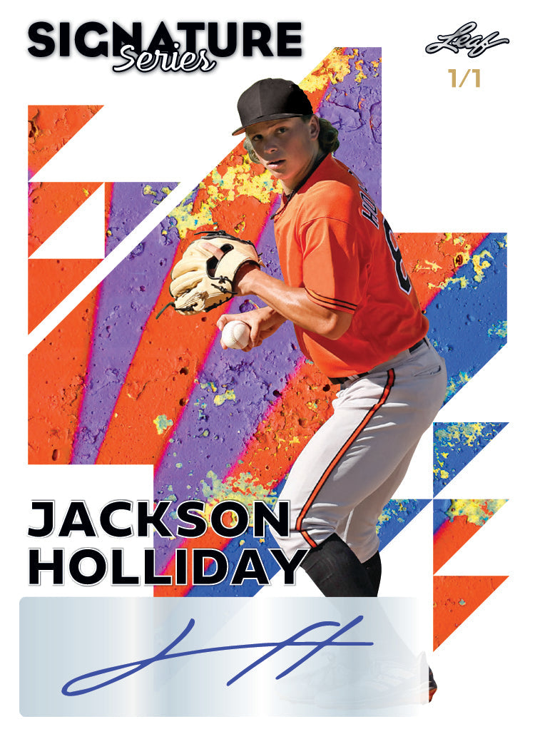 2023 Leaf Signature Series Baseball Hobby Box-Jackson Holliday