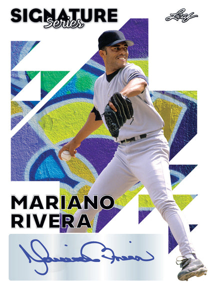2023 Leaf Signature Series Baseball Hobby Box-Mariano Rivera