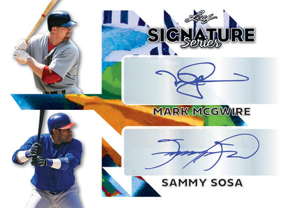 2023 Leaf Signature Series Baseball Hobby Box-McGwire_Sosa