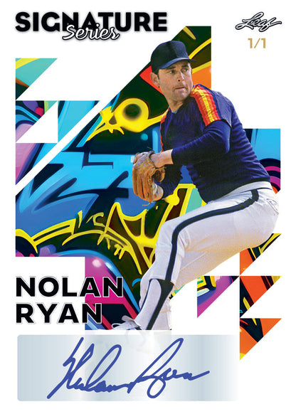 2023 Leaf Signature Series Baseball Hobby Box-Nolan Ryan