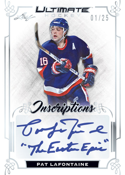 2023 Leaf Ultimate Hockey Hobby Box-Pat Lafontaine