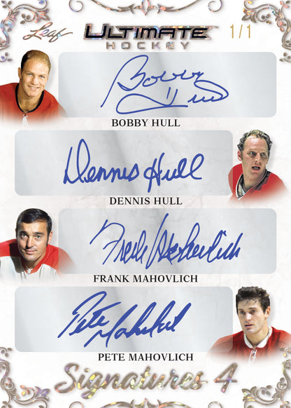 2023 Leaf Ultimate Hockey Hobby Box-Signatures 4