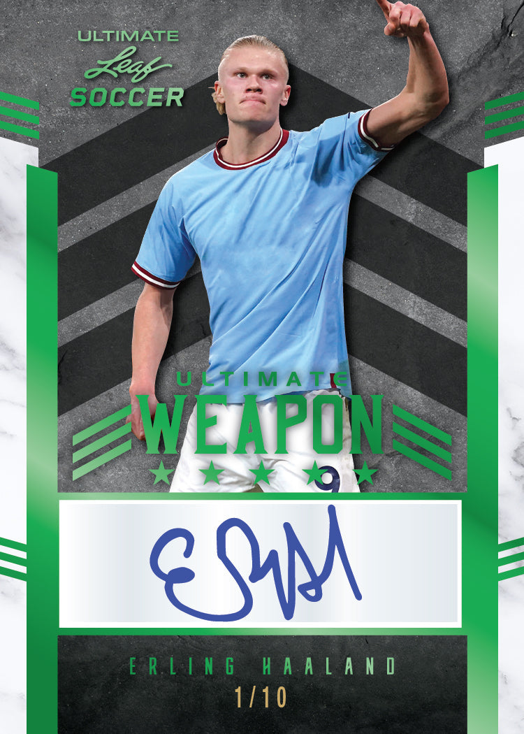2022 Leaf Ultimate Soccer-Erling Haaland