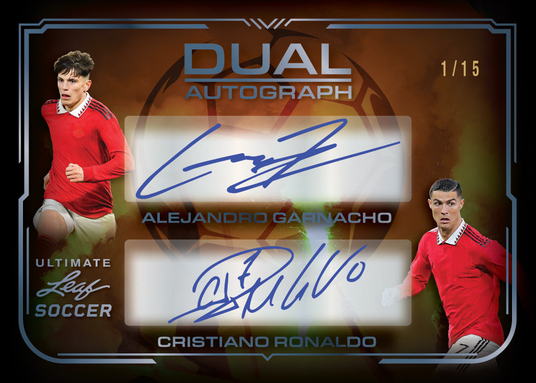 2022 Leaf Ultimate Soccer-Garnacho_Ronaldo_Dual Auto