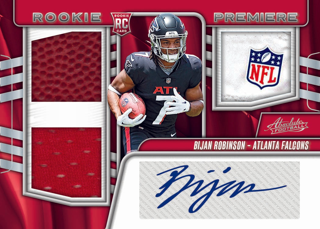 2023 Panini Absolute Football Hobby Box - Bijan Robinson Auto