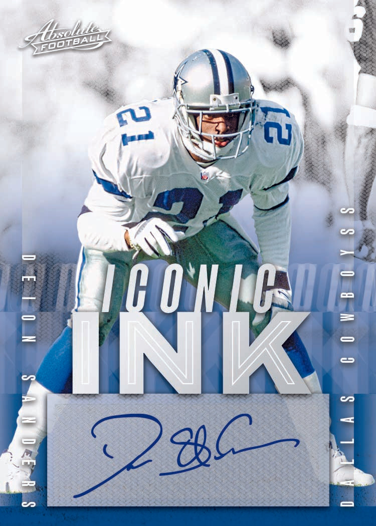 2023 Panini Absolute Football Hobby Box-Deion Sanders Iconic Ink
