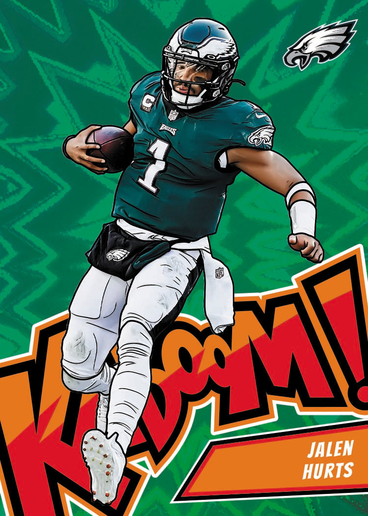 2023 Panini Absolute Football Hobby Box-Jalen Hurts Kaboom