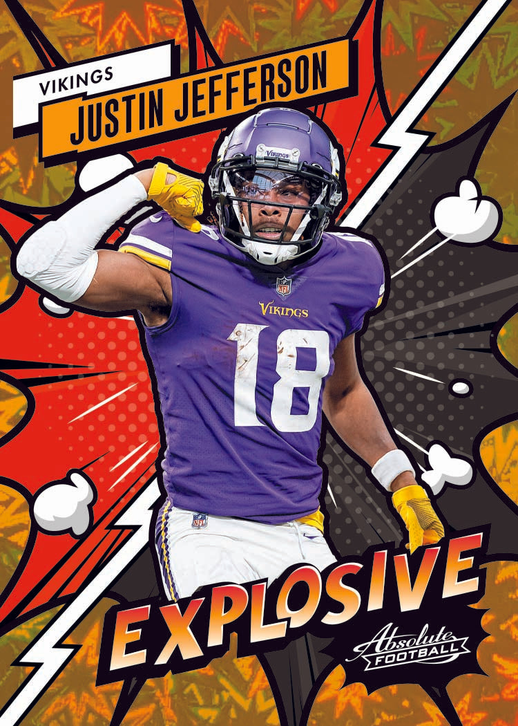 2023 Panini Absolute Football Hobby Box-Justin Jefferson Explosive