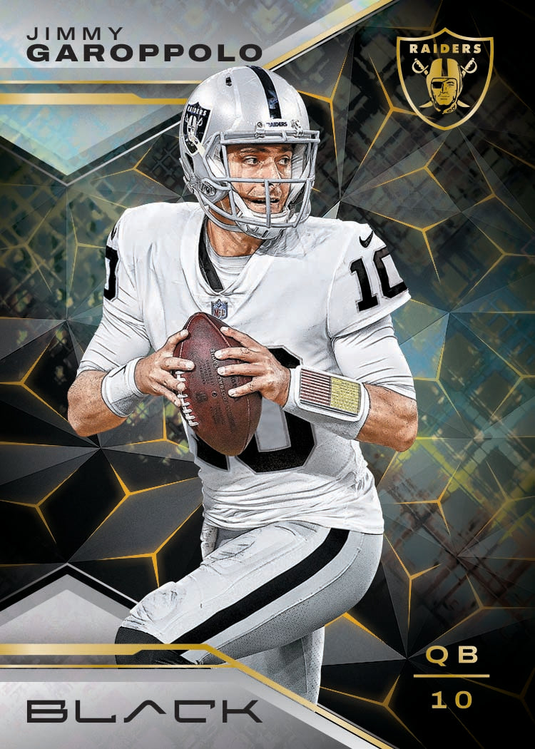 2023 Panini Black Football Hobby Box-Jimmy Garoppolo