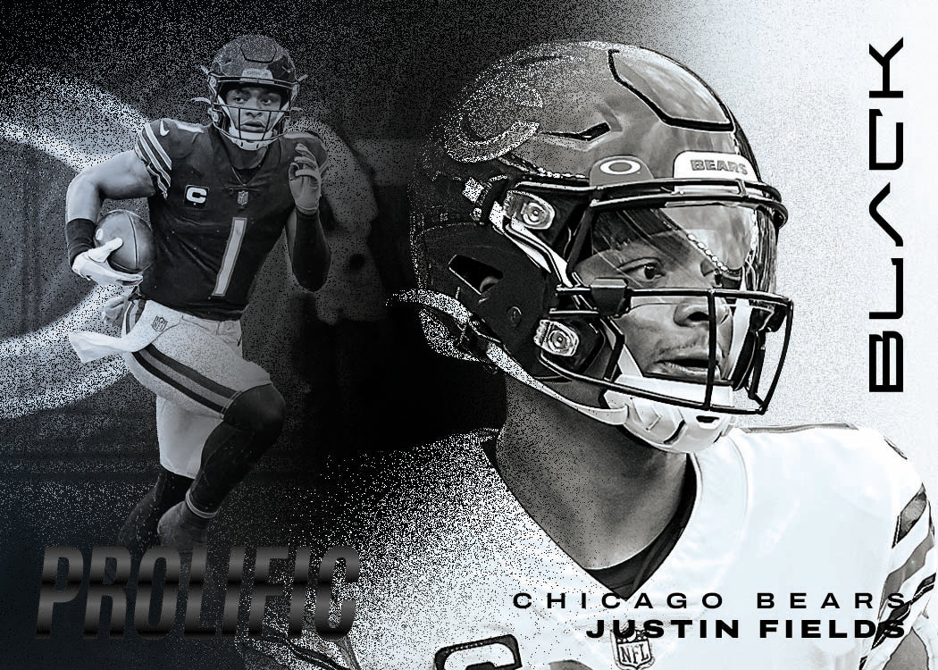 2023 Panini Black Football Hobby Box-Justin Fields