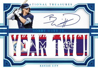 2023 Panini National Treasures Baseball --Bobby Witt Jr