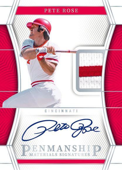 2023 Panini National Treasures Baseball -Pete Rose_Penmanship