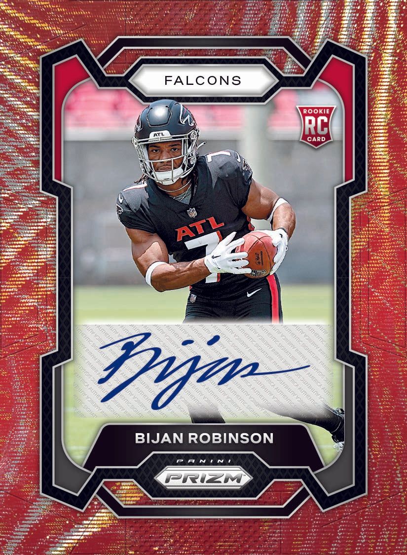 2023 Panini Prizm Football - Bijan Robinson_Red Wave