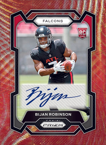 2023 Panini Prizm Football - Bijan Robinson_Red Wave