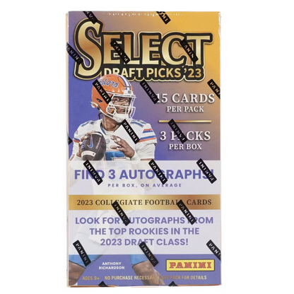 2023 Panini Select Draft Picks Football Hobby Box
