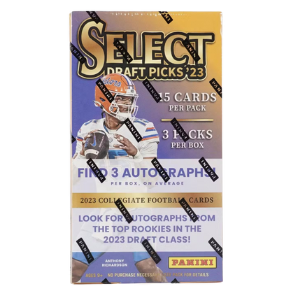 2023 Panini Select Draft Picks Football Hobby Bo