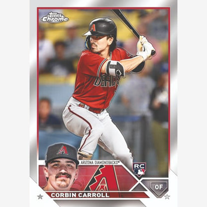 2023 Topps Chrome Baseball Blaster Box-Corbin Carroll