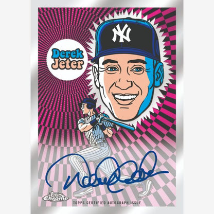 2023 Topps Chrome Baseball Hobby Box-Derek Jeter