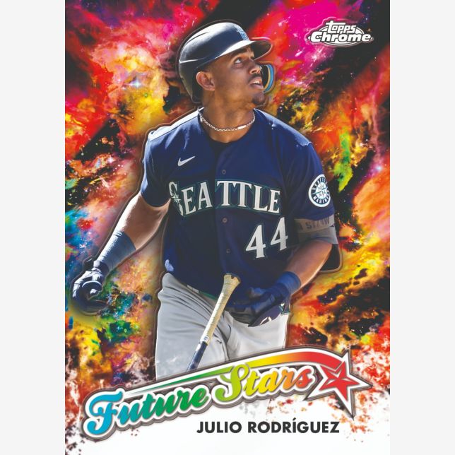 2023 Topps Chrome Baseball Blaster Box-Julio Rodriguez