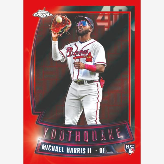 2023 Topps Chrome Baseball Blaster Box-Michael Harris II
