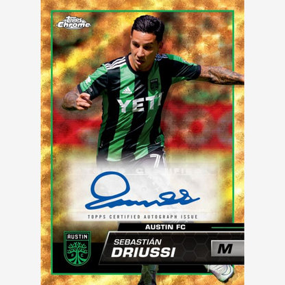 2023 Topps Chrome MLS Major League Soccer Blaster Box