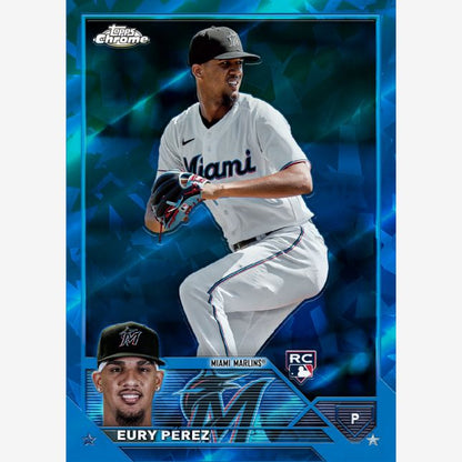 2023 Topps Chrome Update Sapphire Edition Baseball-Eury Perez