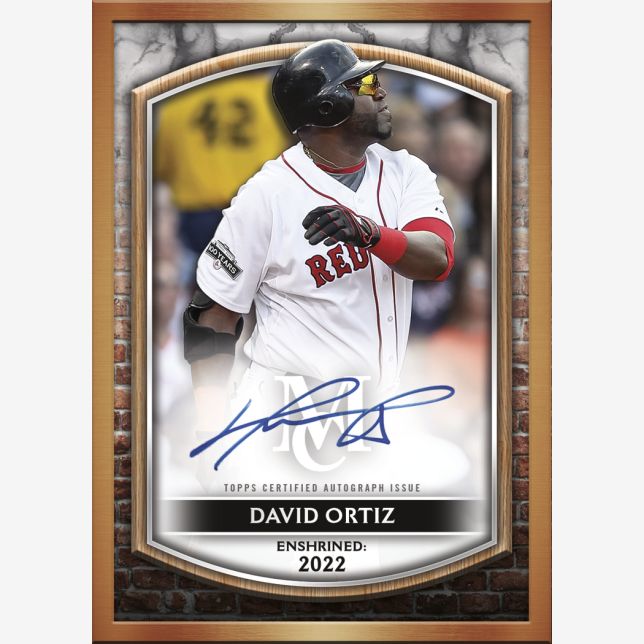 2023 Topps Museum Collection Baseball -David Ortiz