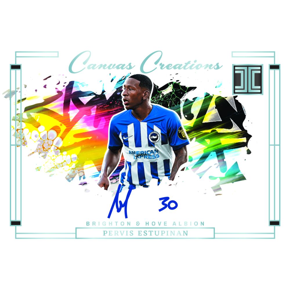 2023/24 Panini Impeccable Soccer Cards - Pervis Estupinan