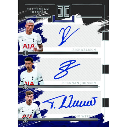 2023/24 Panini Impeccable Soccer Cards - Triple Auto