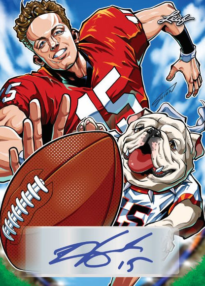 2024 Leaf Metal Football Cards-Anime-Nation
