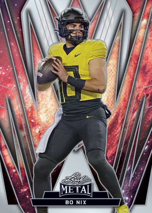 2024 Leaf Metal Football Cards-Bo Nix
