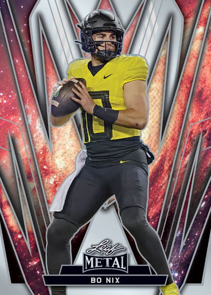 2024 Leaf Metal Football Cards-Bo Nix