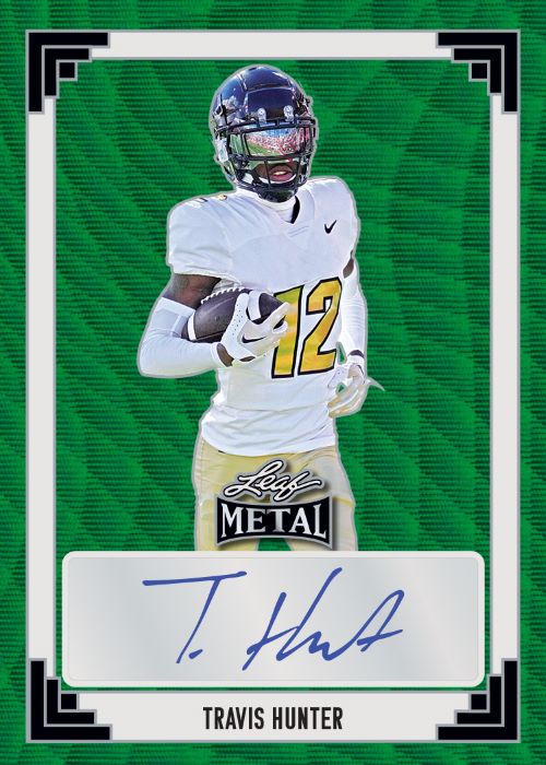2024 Leaf Metal Football Cards-Travis Hunter